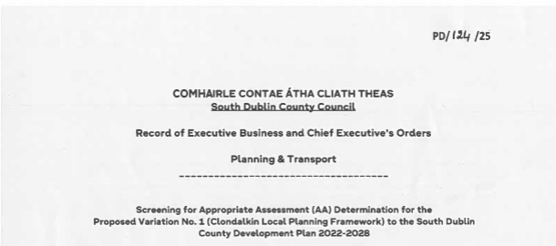 Image showing the Heading of the Chief Executive Order for the AA Determination
